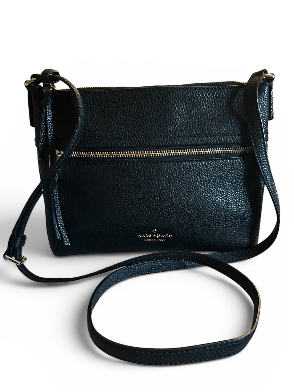 Kate Spade New York Cobble Hill Gabriele Black Leather Crossbody
